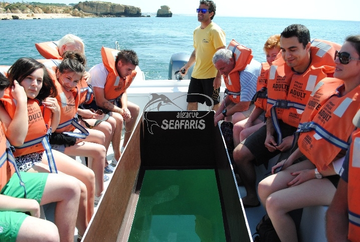 Glass Bottom Boat Experience - boat cruises algarve